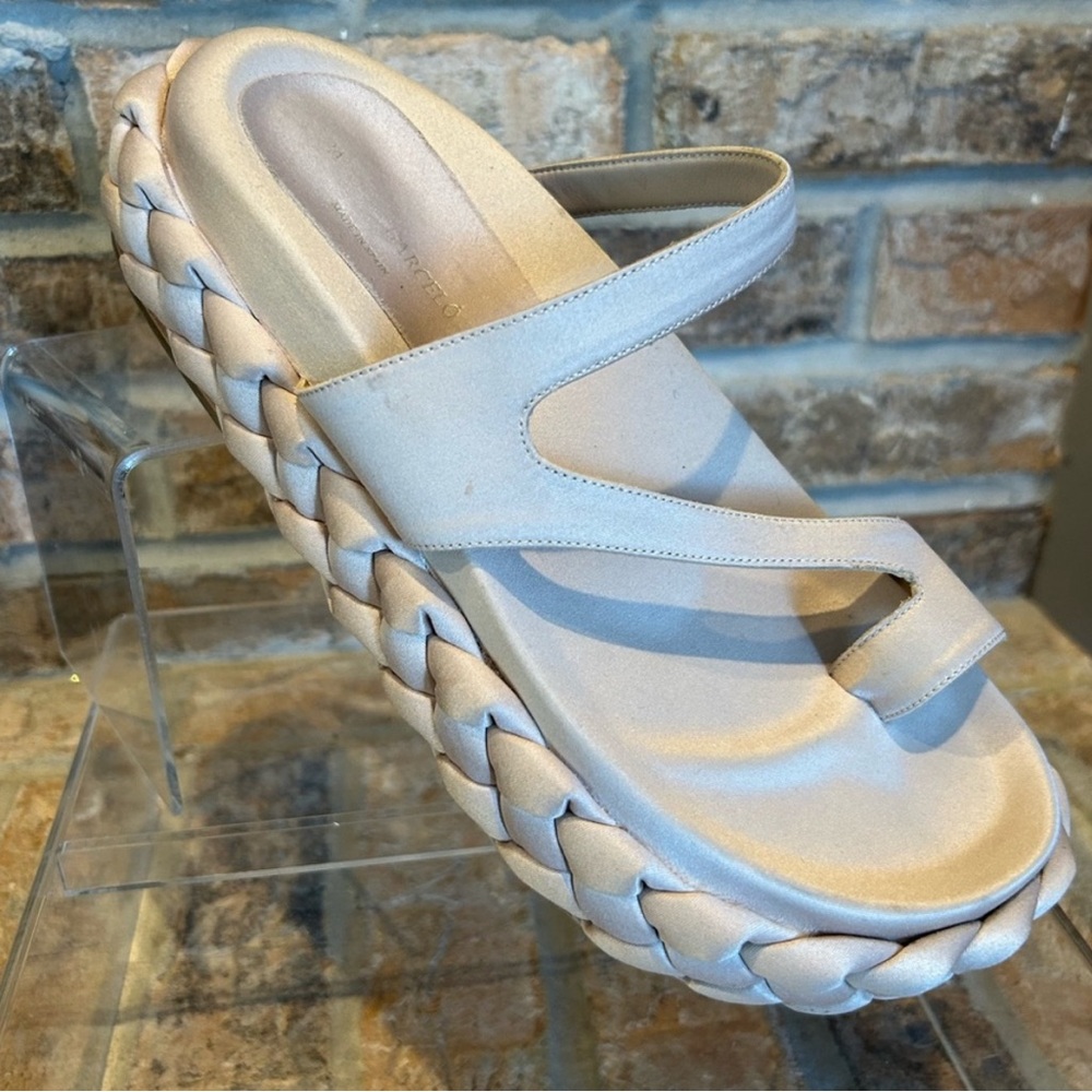 Paloma Barcelo Deise Satin Sandals